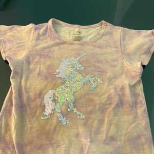 Unicorn tshirt with sparkles